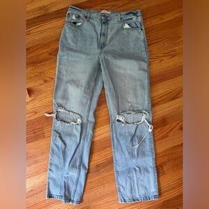 EUC A&F 90’s straight ultra high rise jean size 32